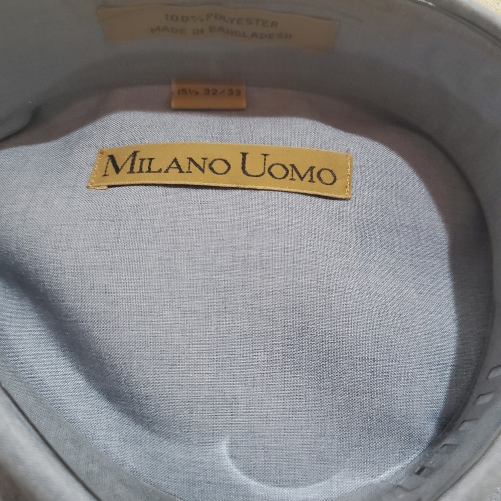 Blue Milano Uomo Button Down - Picture 2 of 5